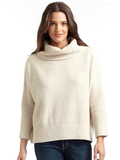 cashmere sweater with elbow patches.